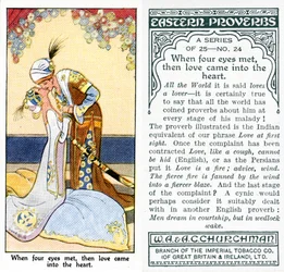 "Amikor négy szem találkozott, akkor a szívbe szerelem költözött", 1931 (lásd még 498202)
